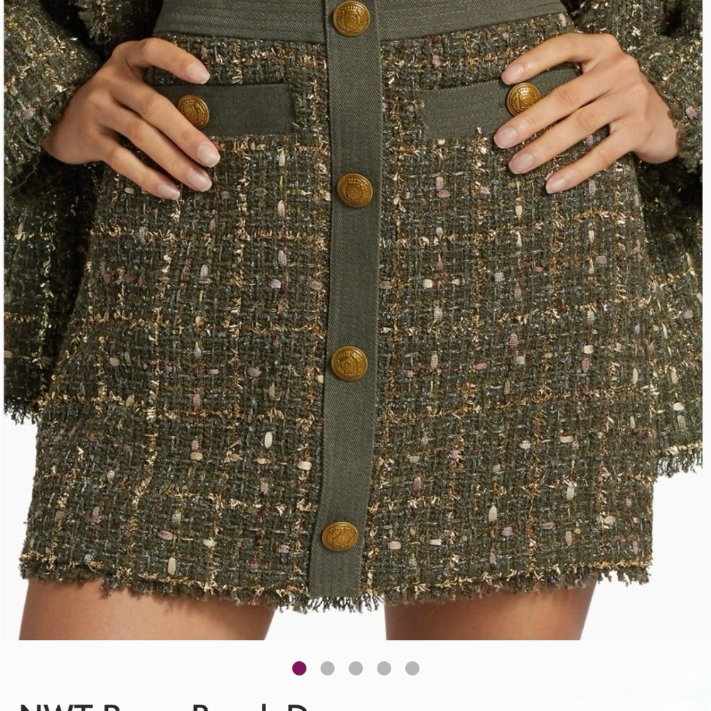 Ramy Brook Denver Tweed Miniskirt
